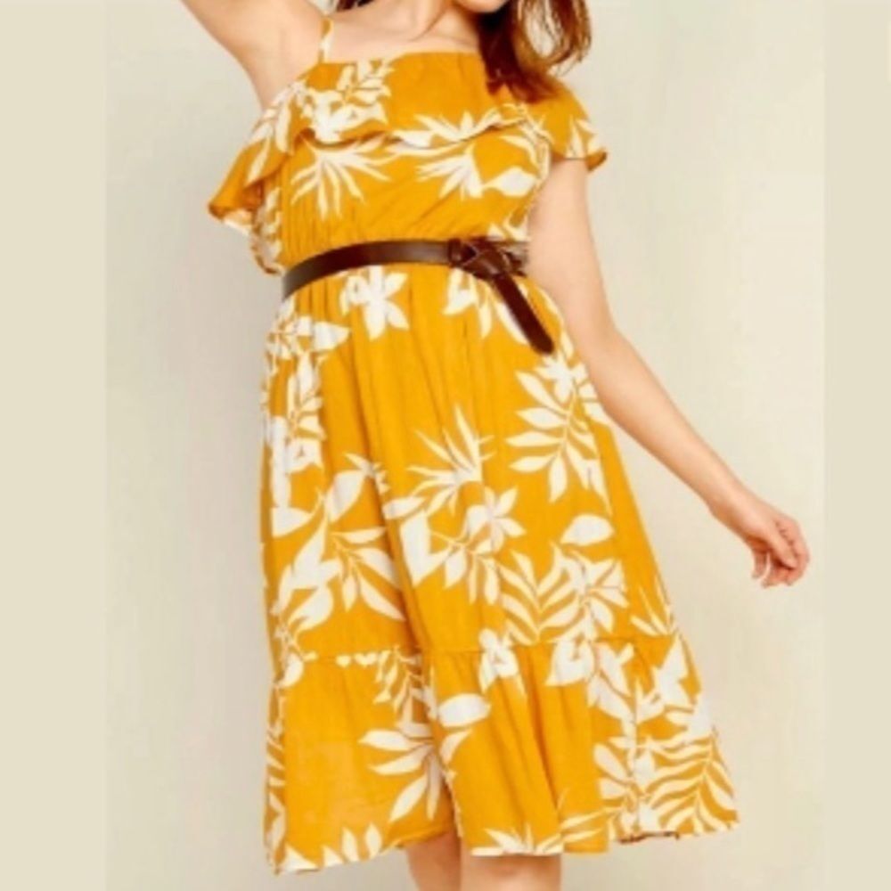 Old Navy One Shoulder Midi Dress